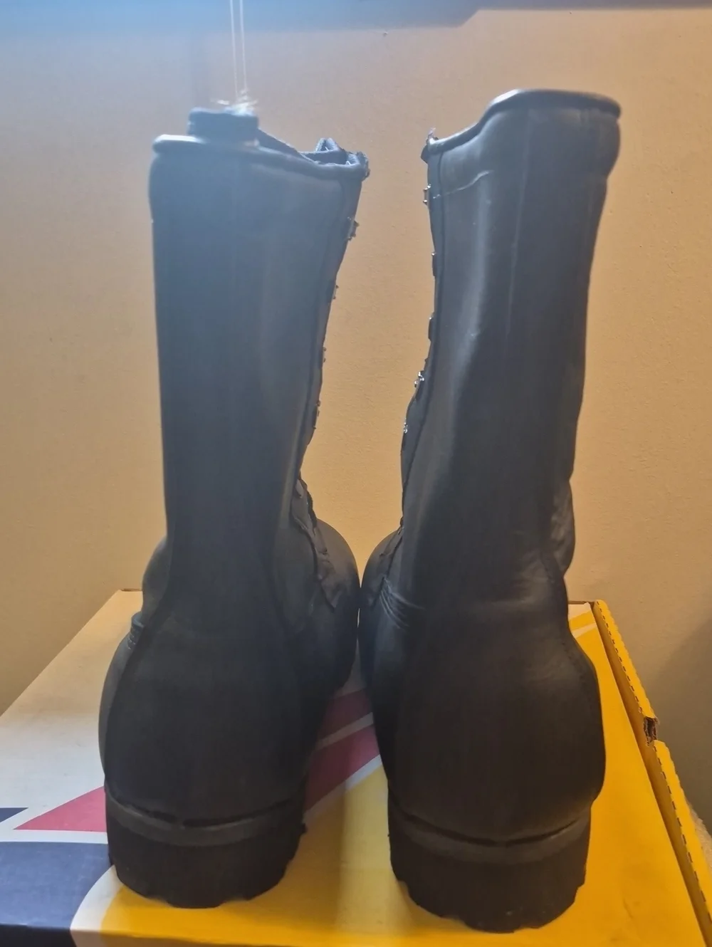 Belleville Men's Black Military Lace-Up Boots